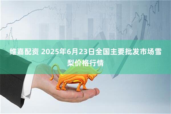维嘉配资 2025年6月23日全国主要批发市场雪梨价格行情