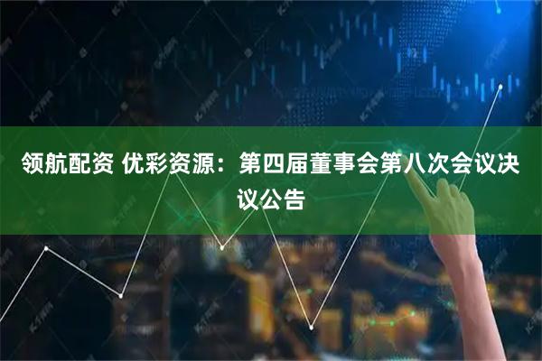 领航配资 优彩资源：第四届董事会第八次会议决议公告